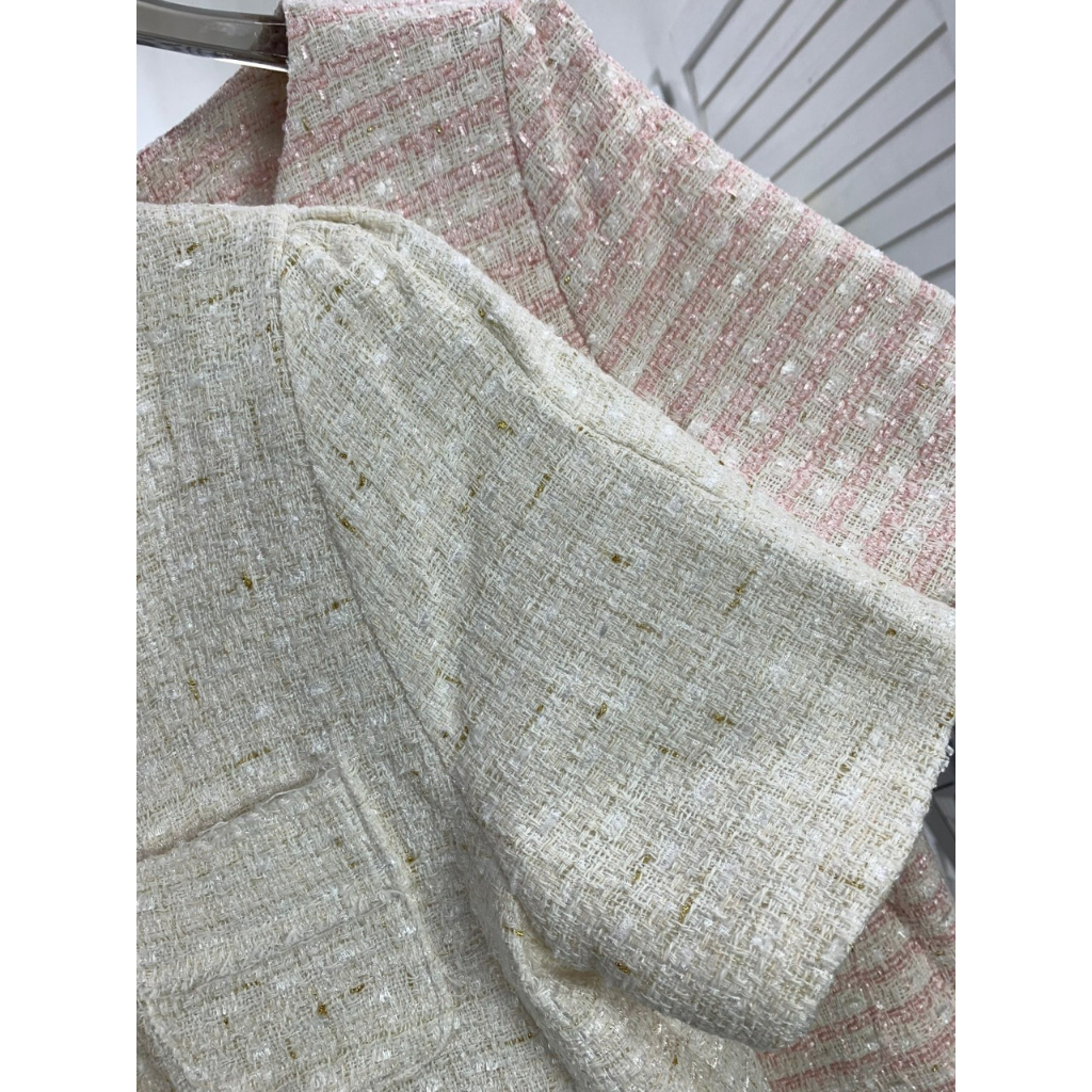 Áo dạ tweed ngắn tay cúc ngọc- Retrostyle - Aodatweed2971_P5K10