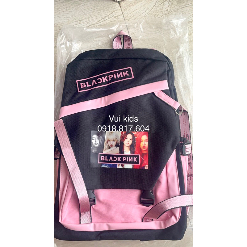 Balo đi học cho bé. Balo BlackPink chính hãng MẪU MỚI NHẤT 2 màu Hồng và đen hàng Quảng Châu