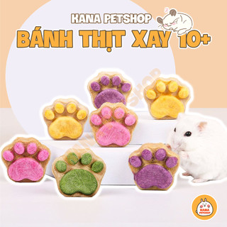 Bánh mài răng hamster 🐹freeship🐹 bánh thịt xay sấy khô dinh dưỡng cho hamster, sóc và thú cưng khác