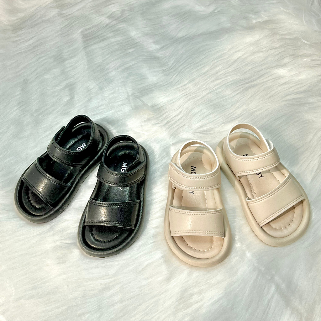 Sandal Cho Bé- Dép Sandal Da Quai Ngang Hàng Chính Hãng Loại 1 MG BABY Phong Cách Đơn Giản Phù Hợp Với Bé Trai (S28)