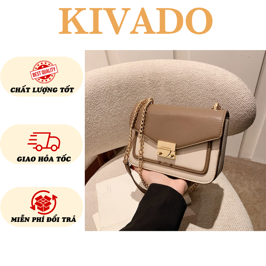 Túi đeo chéo nữ đẹp đeo vai kẹp nách màu sắc basic dễ phối đồ phong cách thời trang hàn quốc 5190