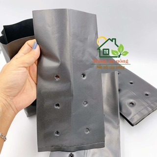 1kg Túi nhựa đen dẻo ươm cây, bầu ươm trồng cây