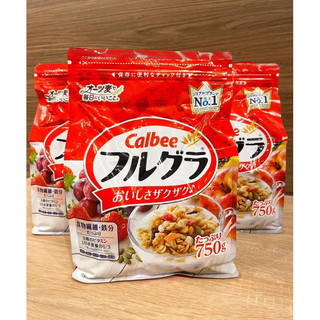 Ngũ cốc calbee đỏ nhật bản 750g