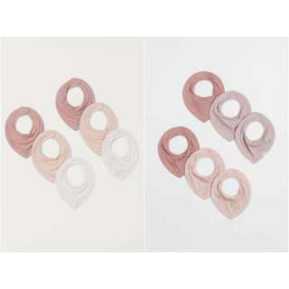 Tách set 3 yếm hồng hoa HM H&M _hàng chính hãng Mỹ