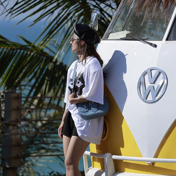 Faya - Túi xách T2074 kẹp nách phối jean cá tính