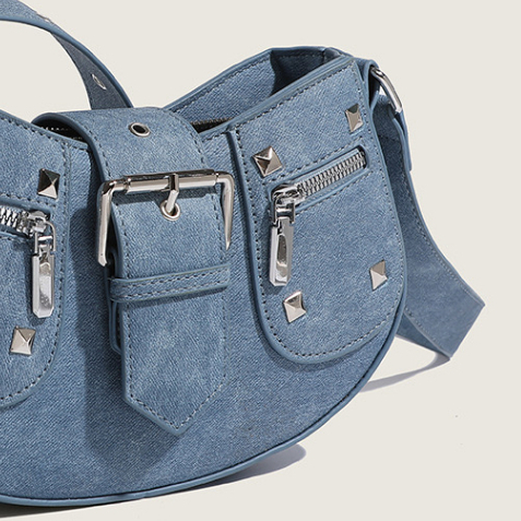 Faya - Túi xách T2074 kẹp nách phối jean cá tính