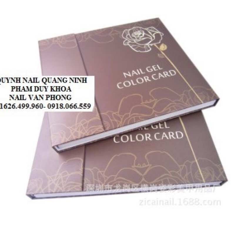 sổ mẫu tặng kèm 120móng mẫu