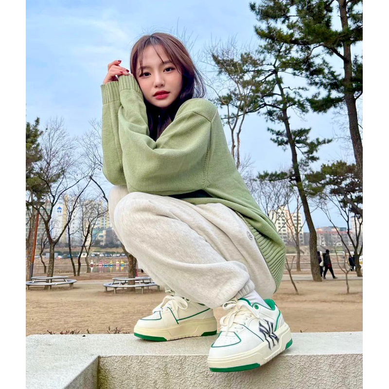 Giày Sneaker Unisex cổ thấp Chunky Liner Green