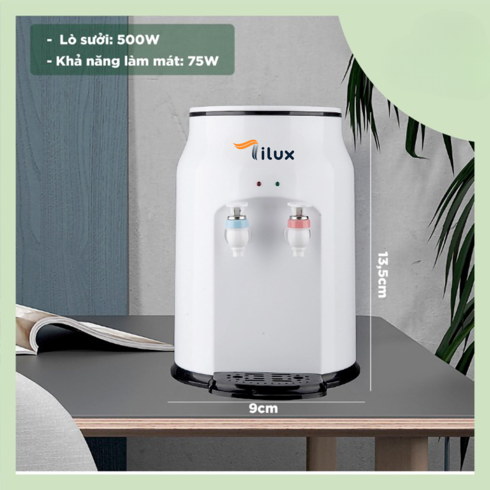 Cây Nước Nóng Lạnh Mini Văn Phòng, Bình Đựng Nước Tiết Kiệm Điện, Nhỏ Gọn, Tiện Lợi