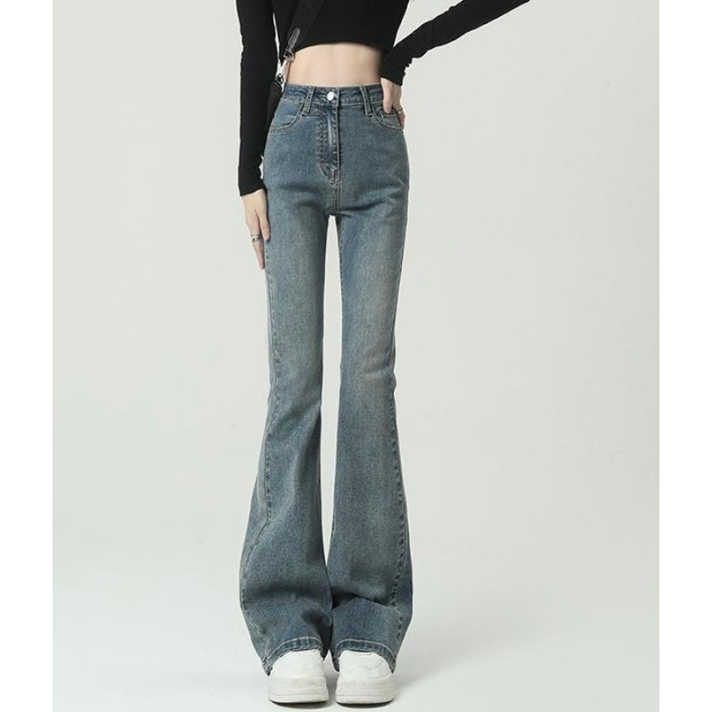 Quần jean ống loe lưng cao - 247store.vn - Quanjeanloe555_P6K3