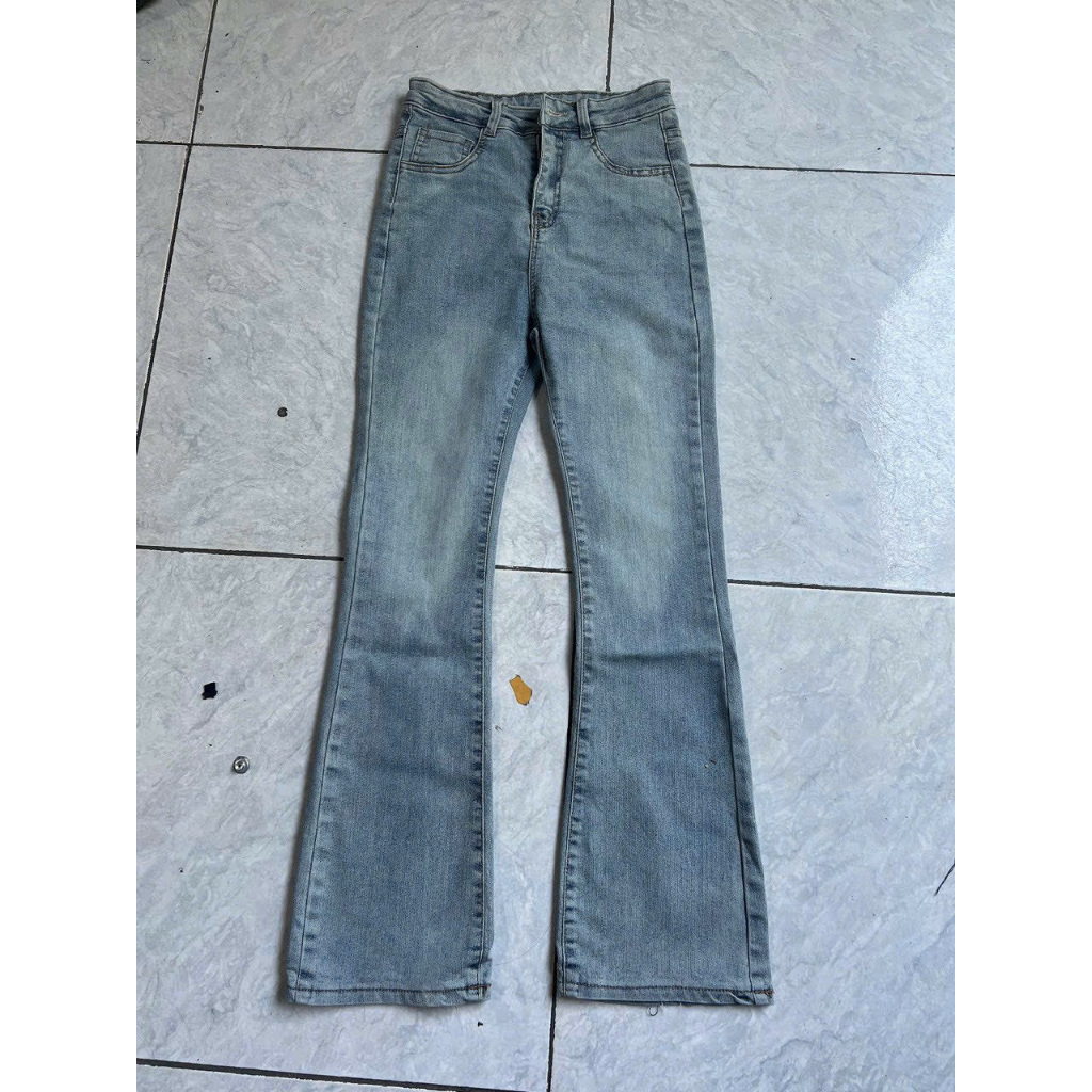 Quần jean ống loe lưng cao - 247store.vn - Quanjeanloe555_P6K3