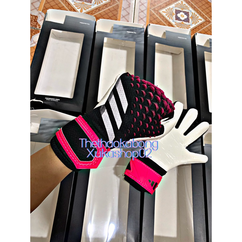 Găng tay thủ môn Dính Bóng size 5,6,7,8,9,10 Găng tay đá banh