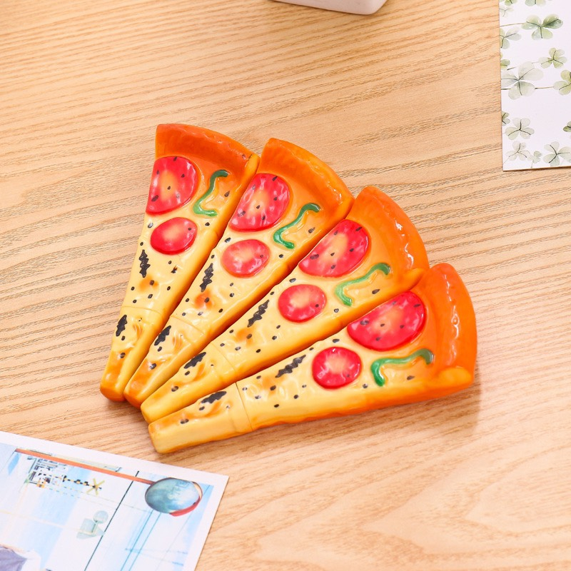Bút Bi Mực Đen Ngòi 0.5mm Hình Thức Ăn, Hình bánh mì, pizza Hoạt Hình Sáng Tạo - BM07