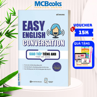 Sách - Easy English Conversation – Giao tiếp tiếng Anh thật dễ dàng - Học Kèm App Online