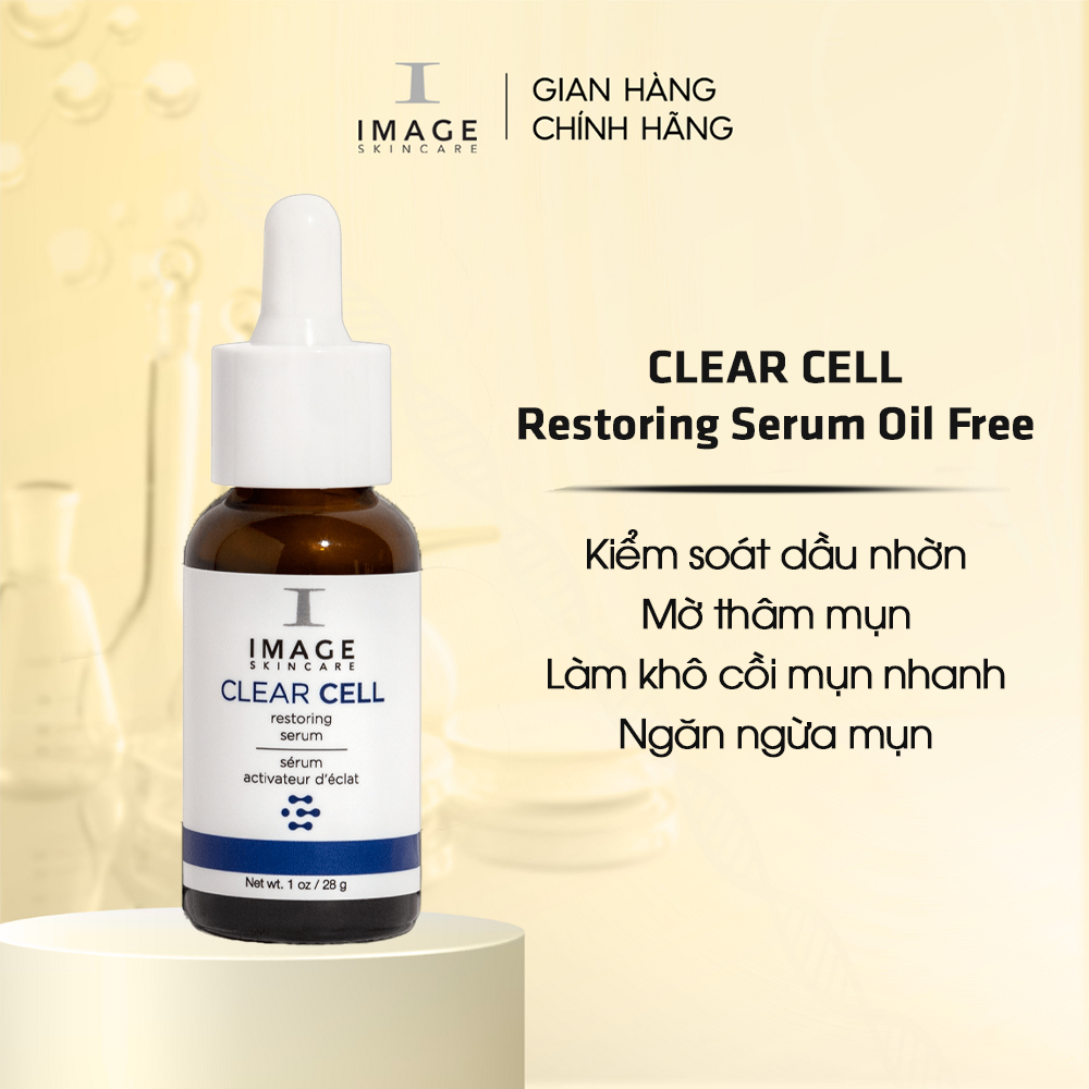 Serum làm dịu da kiểm soát bã nhờn Image Skincare Clear Cell Restoring Serum Oil Free 28g