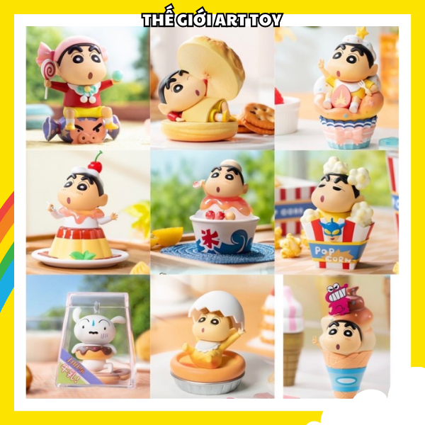 (Order) Mô Hình Shin-chan Dessert Time Chính hãng 52Toys - Tùy Chọn Mẫu