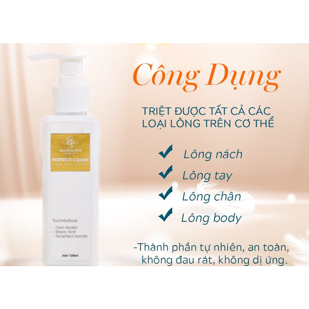 Kem tẩy lông vùng kín bikini nách chân tay Huyền Phi 120ml