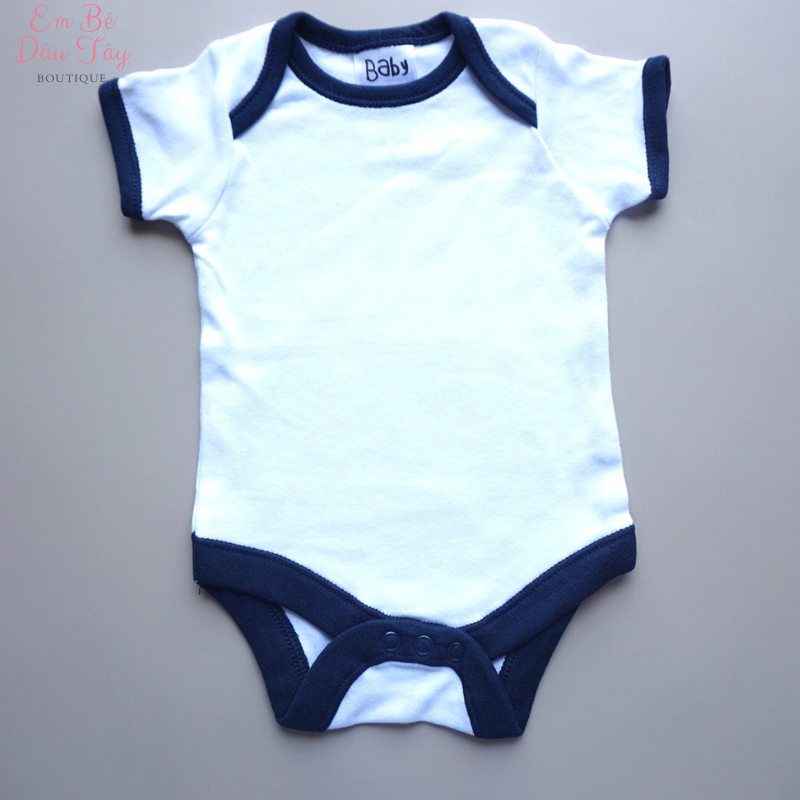 Bodysuit bé trai các hãng xuất dư xịn 3M-24M , Bodychip / Body tam giác / Áo liền quần sơ sinh