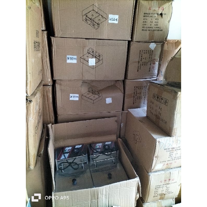 Bếp chiên nhúng đơn dùng điện