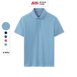 Áo Polo Nam 5S FASHION Chất Liệu Cotton, Thoáng Mát, Thấm Hút, Thiết Kế Basic, Dễ Mặc (APC23404)