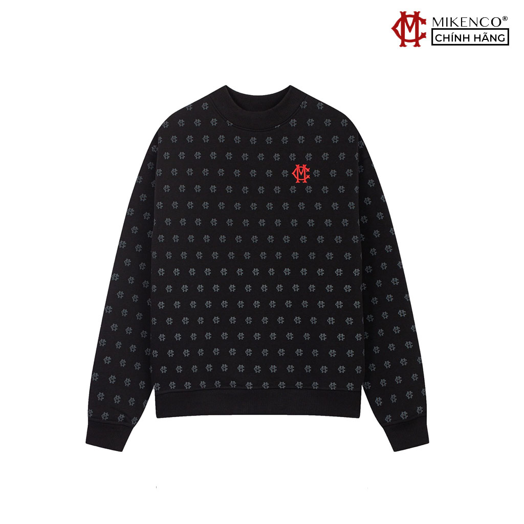 Áo nỉ nam MIKENCO Monogram sweater s22