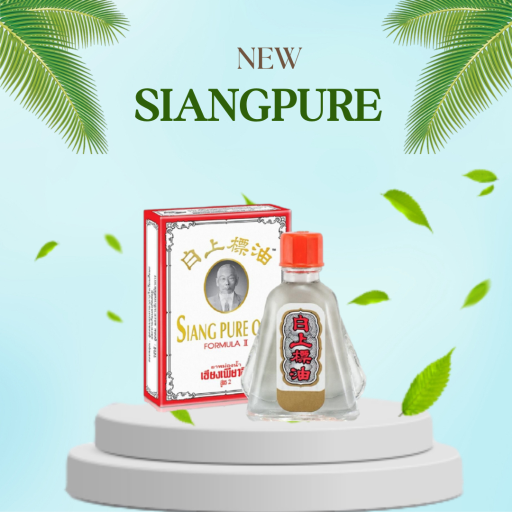 Dầu gió Ông già Siang Pure Oil Loại I chữ vàng thái lan nội địa