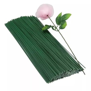 Sỉ Combo 20c cành kẽm cắm hoa bọc nhựa 40cm
