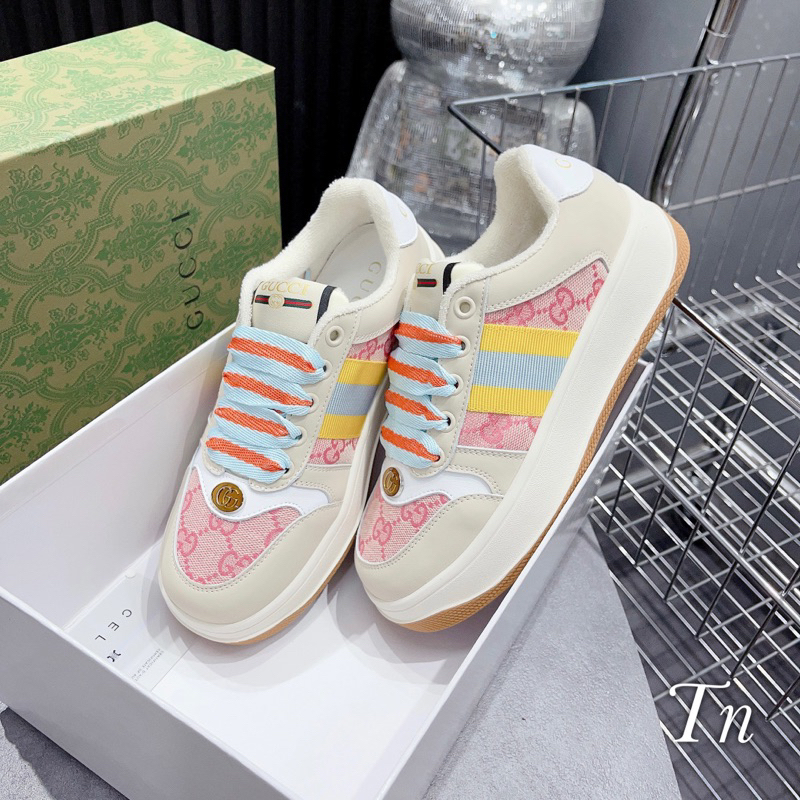 Giày Thể Thao GC Đế Bằng Màu Hồng New SS 2023 Fullbox - CERIHOUSE