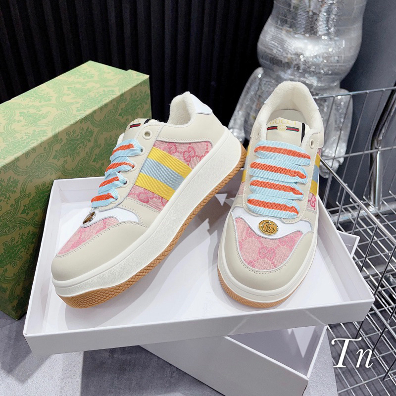 Giày Thể Thao GC Đế Bằng Màu Hồng New SS 2023 Fullbox - CERIHOUSE