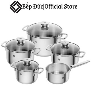 Bộ nồi đức zwilling focus 5 món, bộ nồi bếp từ, dẫn nhiệt tốt, dùng cho mọi loại bếp, nhập đức , bepduc_99