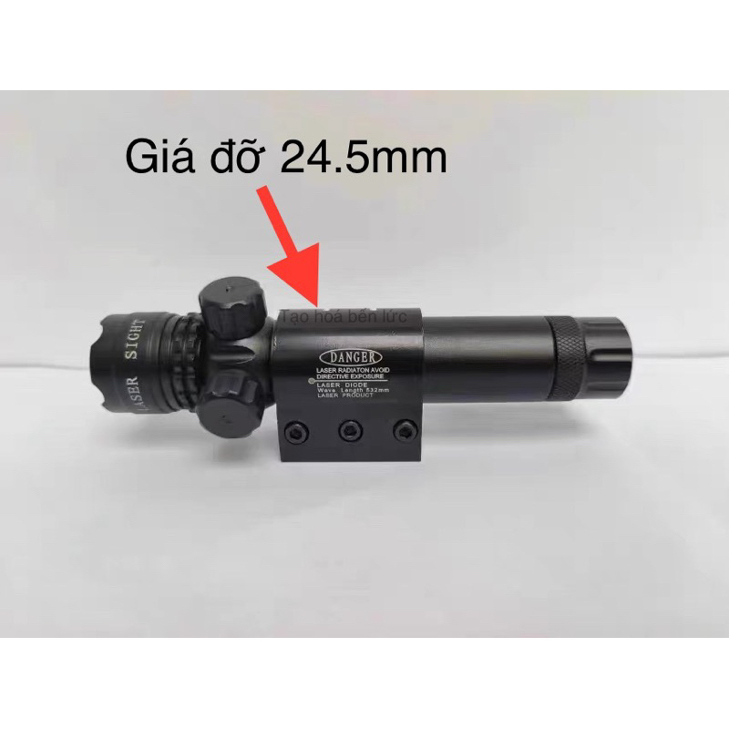 Giá đỡ kẹp đèn pin đèn lazer kim loại ray 20-21mm