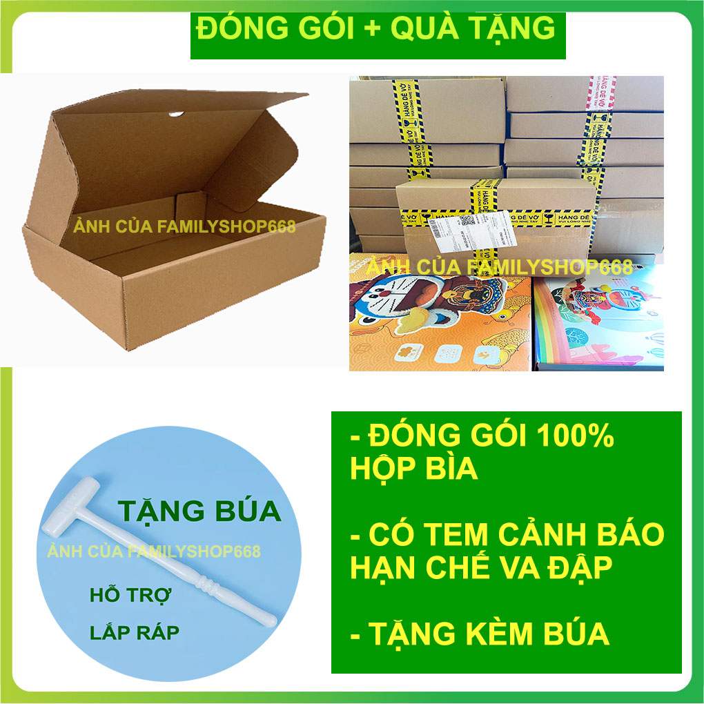 Xếp hình le.go Gấu Bearbrick cỡ lớn 52cm Đồ chơi lắp ráp nano 3d  bear bricK mô hình bearbicks -Trắng Xanh 52CM