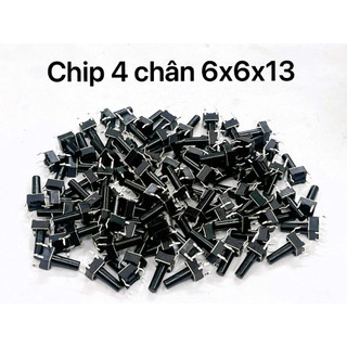Combo 50 công tắc chíp nhấn 4 chân ( 6 x 6 x 12-13-14-15-17-18mm )