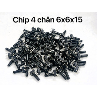 Combo 50 công tắc chíp nhấn 4 chân ( 6 x 6 x 12-13-14-15-17-18mm )
