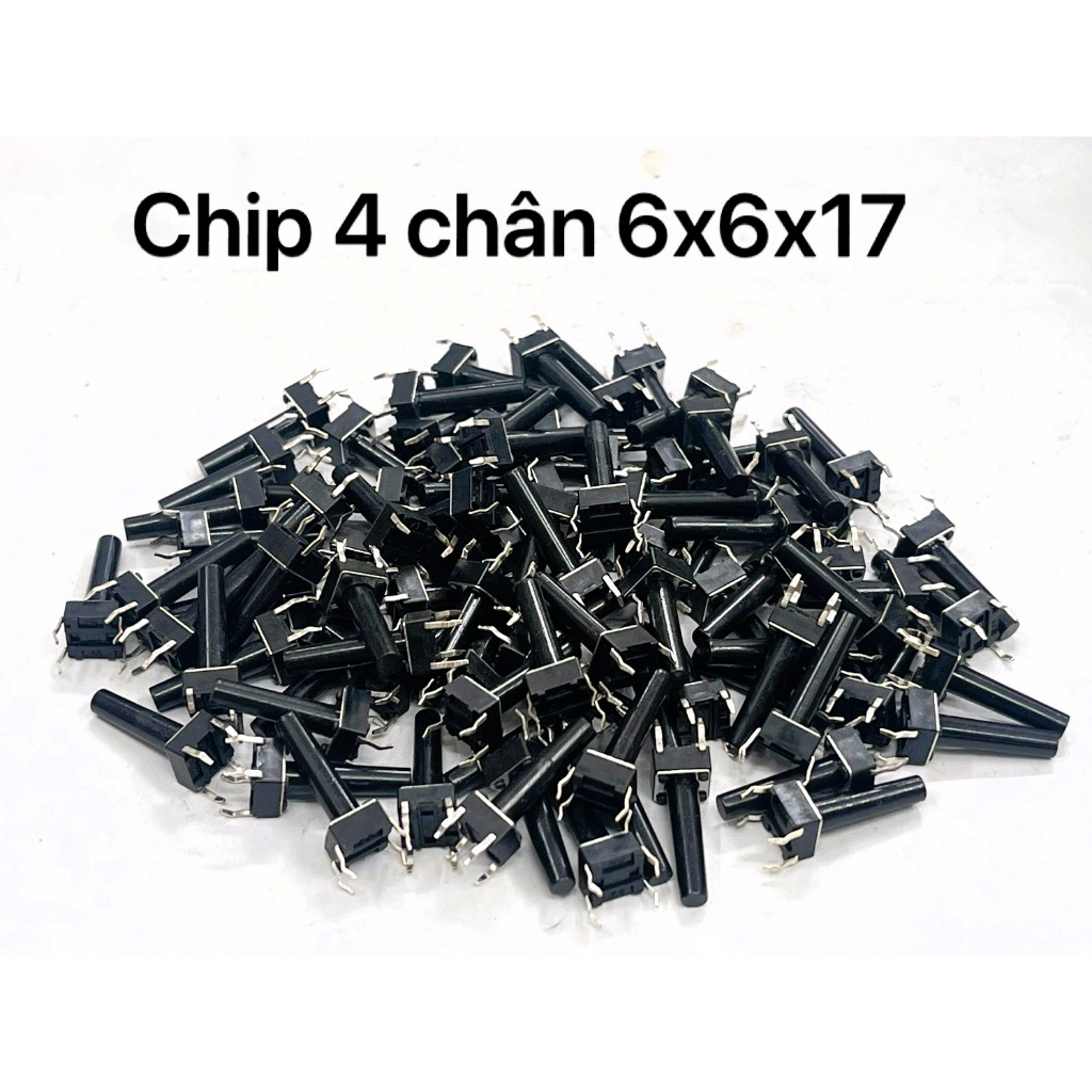 Combo 50 công tắc chíp nhấn 4 chân