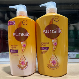 combo dầu gội và dầu xả SUNSILK 900g và 640g