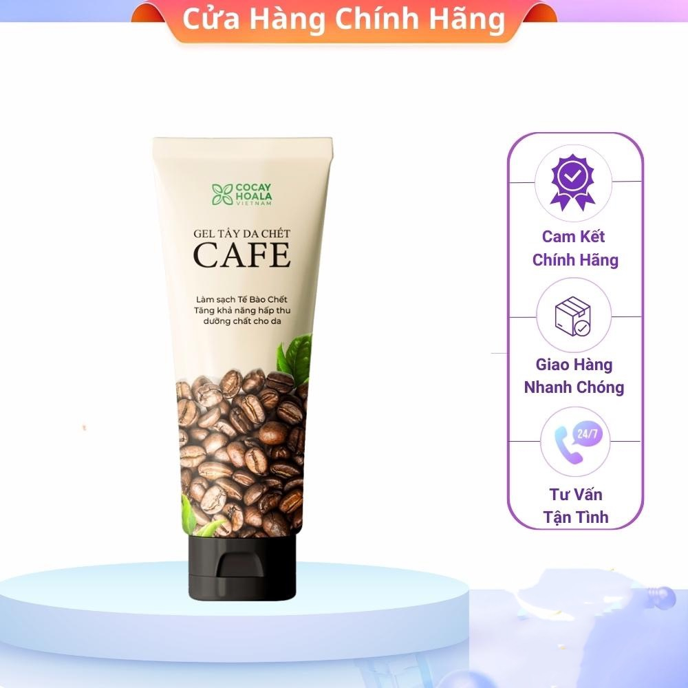 Tẩy da chết Cafe ⚡ CHÍNH HÃNG ⚡ Tẩy da chết Cỏ Cây Hoa Lá