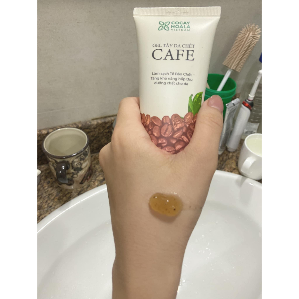 Tẩy da chết Cafe ⚡ CHÍNH HÃNG ⚡ Tẩy da chết Cỏ Cây Hoa Lá