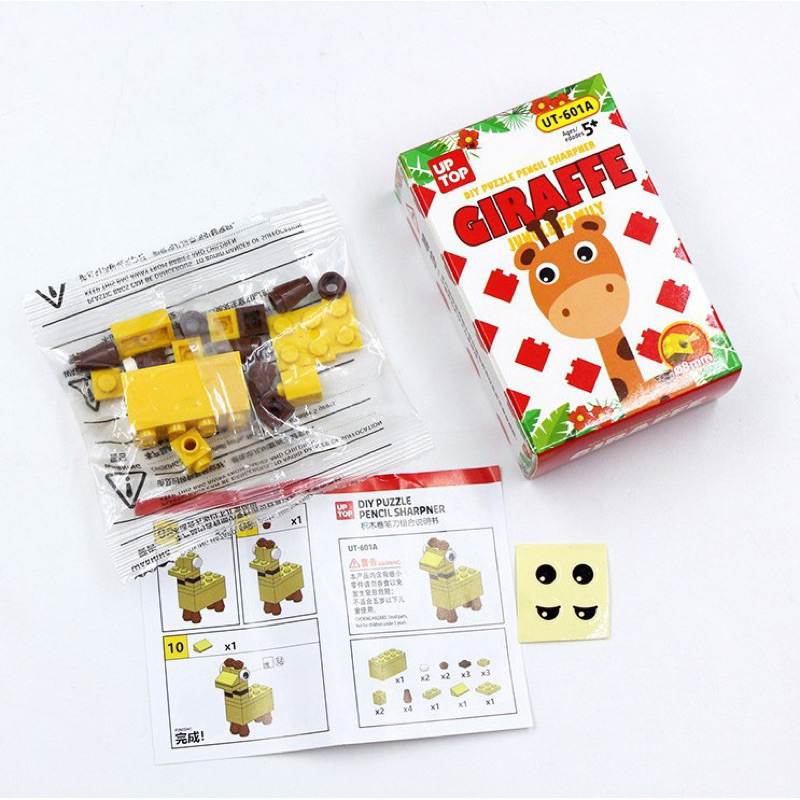 Dụng Cụ Gọt Bút Chì Lego Hình Thú/ Máy Bay