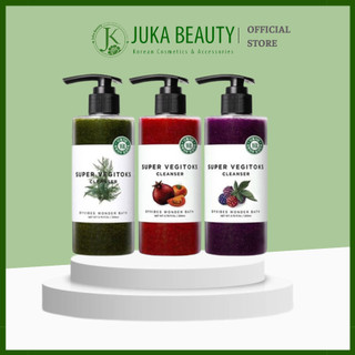 Sữa Rửa Mặt thải độc rau củ Wonder Bath Super Vegitoks Cleanser 300ml