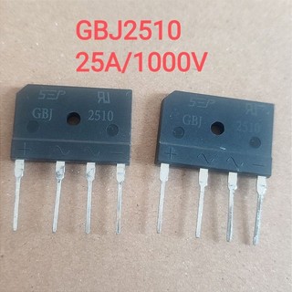 Cầu diode gbj2510 25a 1000v chính hãng sep mới thay thế cho 2510 1510 2508 và nhiều loại khác
