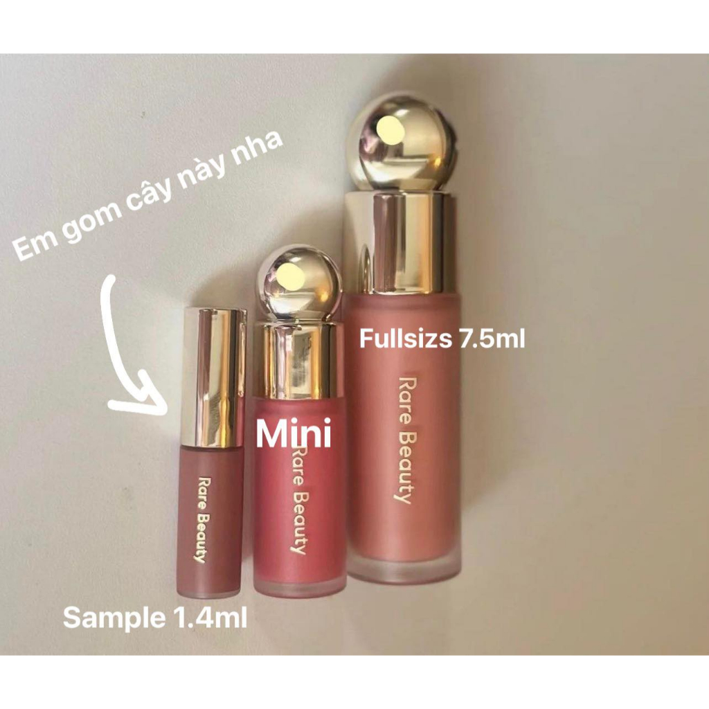 Má hồng Rare beauty sample mini 1.4ml màu Encourage