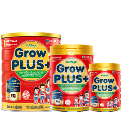 Sữa Nutifood GrowPLUS+ Suy Dinh Dưỡng - sữa pha sẵn GrowPLUS +