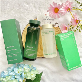 Nước Hoa Hồng Cấp Nước, Dưỡng Ẩm Hỗ Trợ Khả Năng Phục Hồi & Hỗ Trợ Tái Tạo Da Innisfree Green Tea Seed Skin 200ml