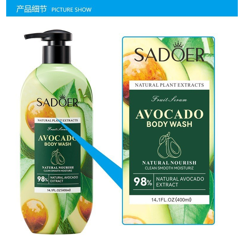 Sữa Tắm Hương Bơ On The Body The Natural Plus+ Avocado