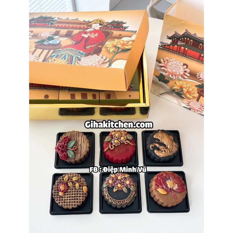 HOẢ TỐC | Bánh trung thu 3D độc đáo tặng khách hàng đối tác, chiết khấu cao