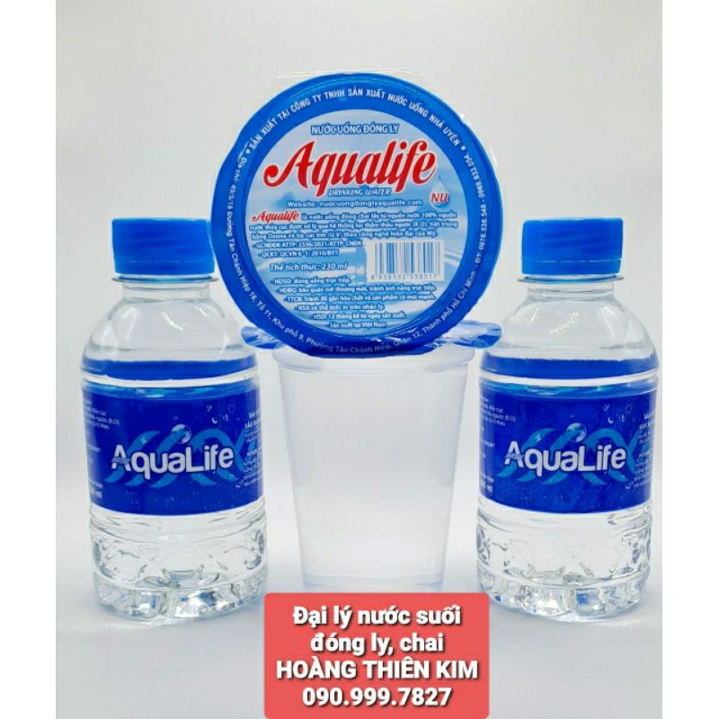 Nước Suôi Đóng Ly Aqualife 230ml/ 48ly/ 1thùng .