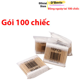 Tăm bông ngoáy tai được làm bằng thân gỗ thân thiện an toàn - Dbavio