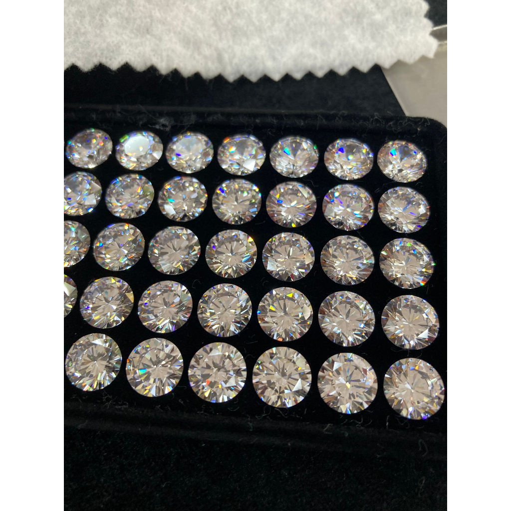 Đá cubic zirconia Star Cut cao cấp ,đá trang sức, đá kim cương nhân tạo loại 10.0 mm -> 15.0 mm