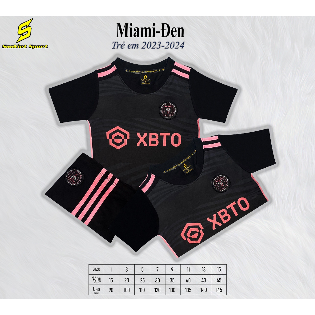 Bộ quần áo bóng đá TRẺ EM giải 2023